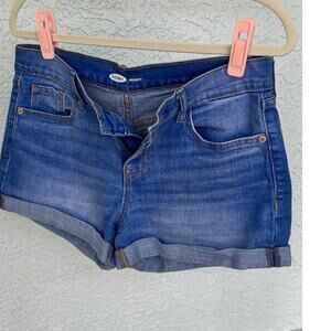 Old Navy Boyfriend Blue Denim Shorts - Size 6